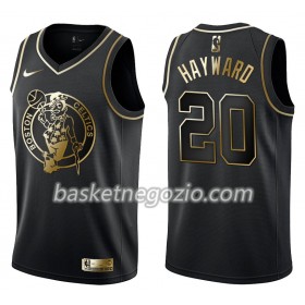 Canotte Uomo Boston Celtics Gordon Hayward 20 Nike Nero Golden Edition Swingman